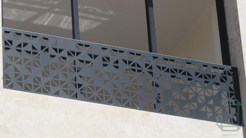 نمای فلزی ساختمان امید