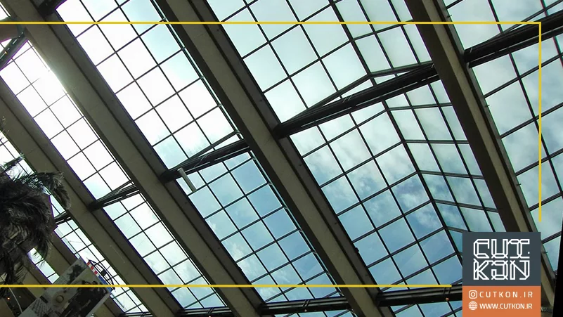 نمای شیشه ای از نوع اسکای لایت