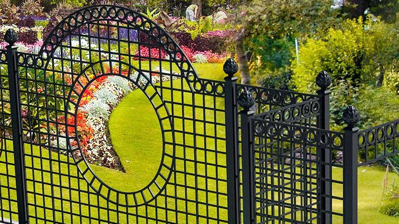 قیمت نرده فلزی دور باغچه